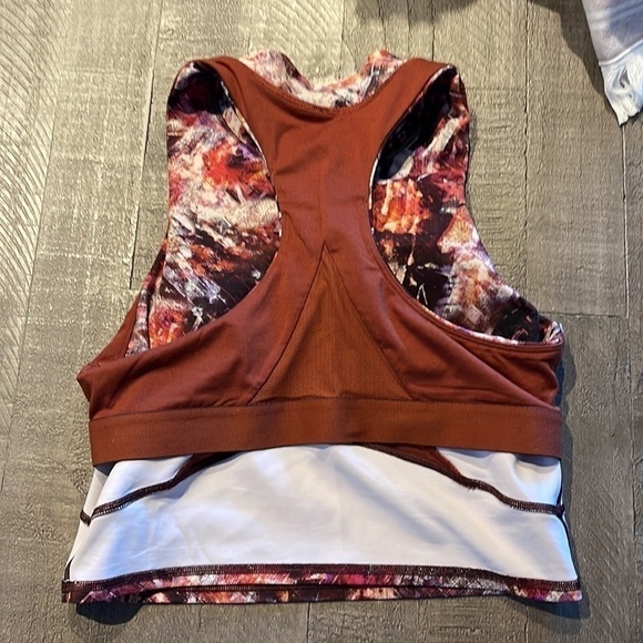 Lululemon Everlux And Mesh Cropped Tank Top 8 - Picture 6 of 13
